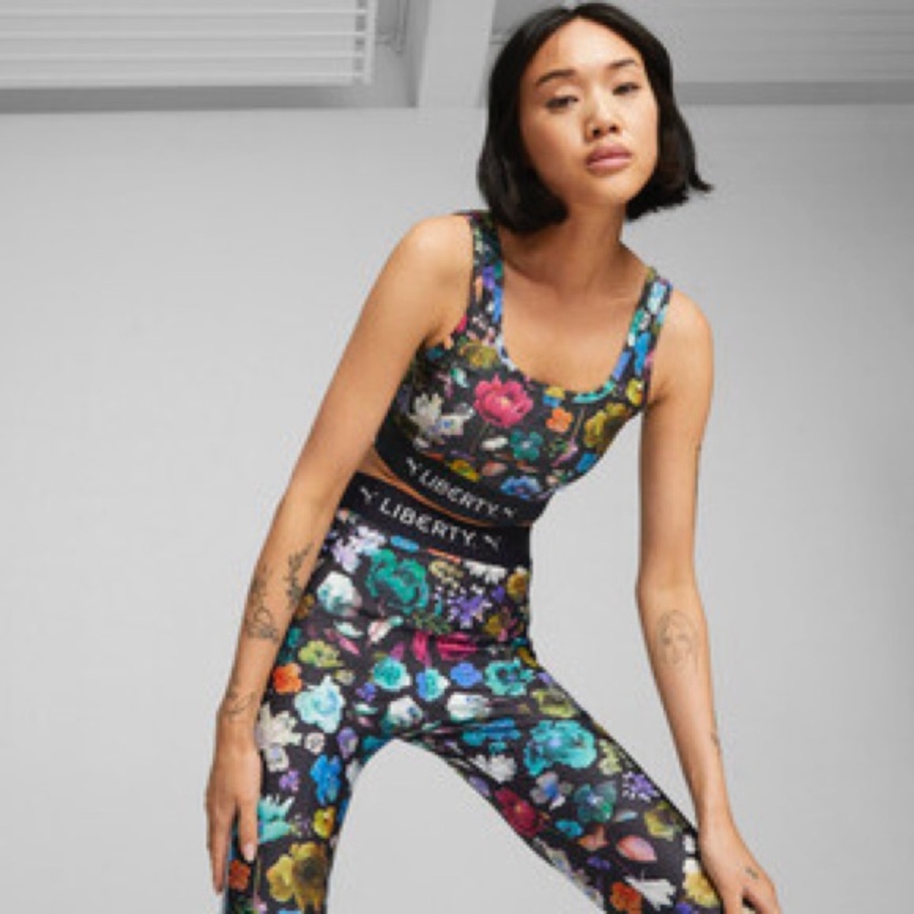 PUMA x LIBERTY Women's Crop Top L NWT